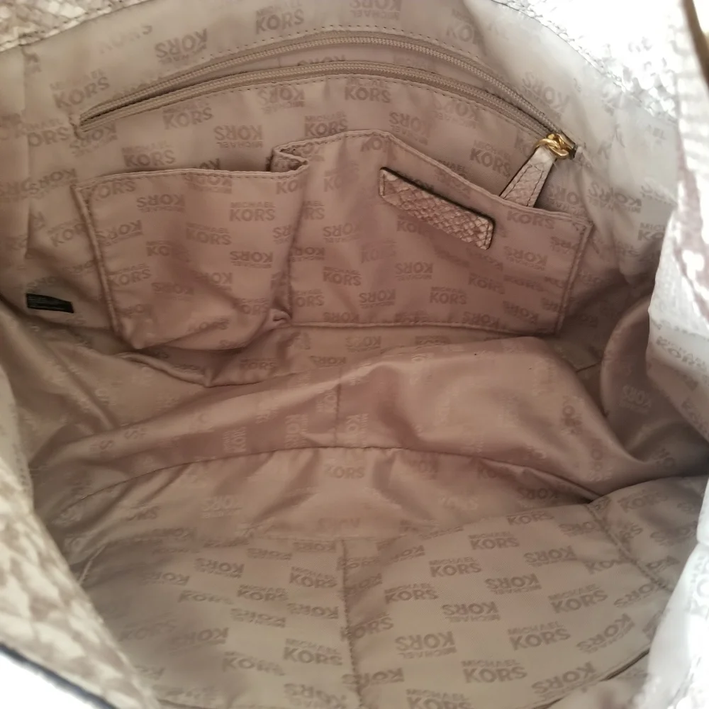 Michael Kors Reptile Slouchy Hobo Bag